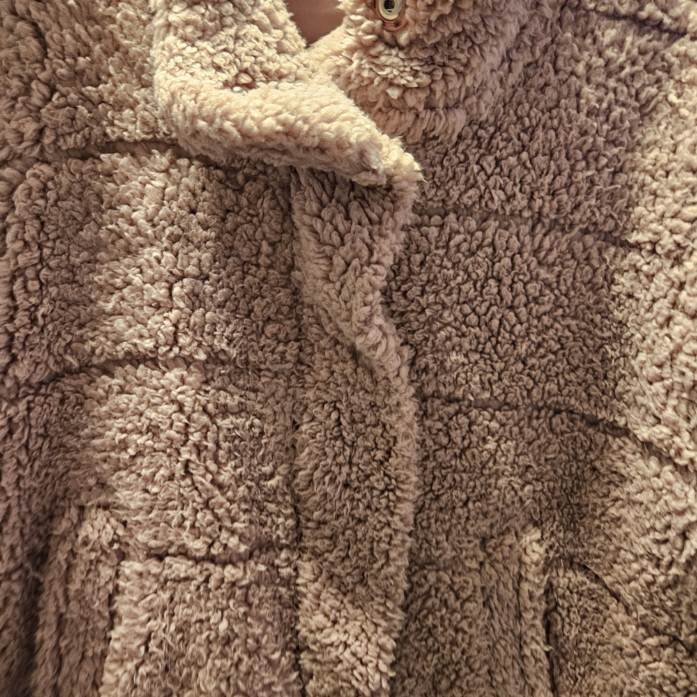 Cozy Tan Sherpa Jacket